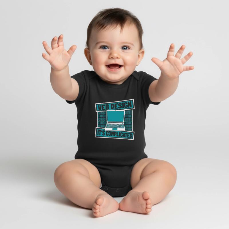 Web Developer Web Developer Funny Baby Premium short-sleeve bodysuit