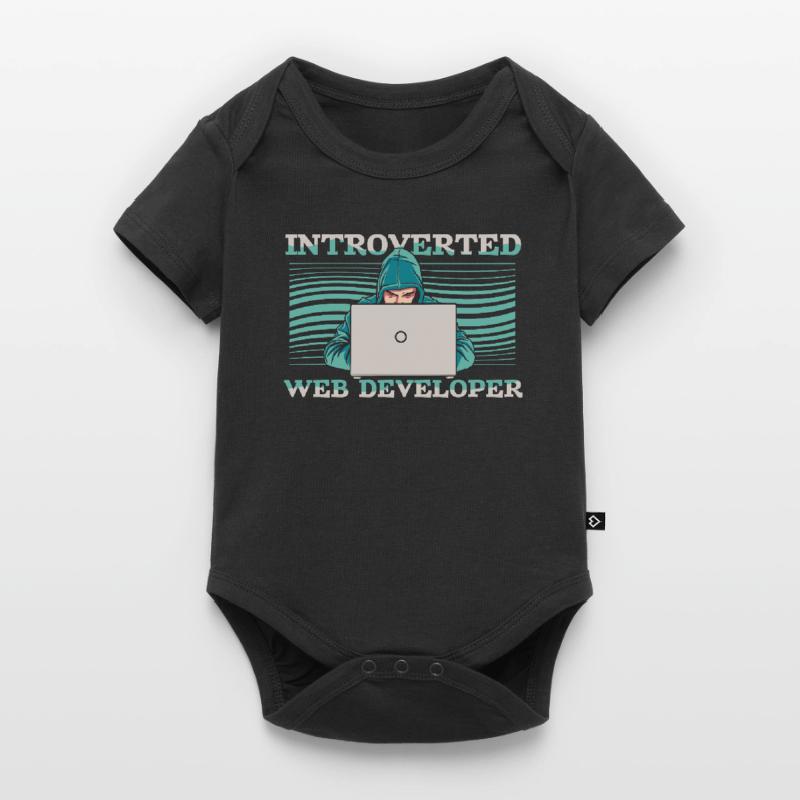 Web Developer Web Developer Introverts Baby Premium short-sleeve bodysuit