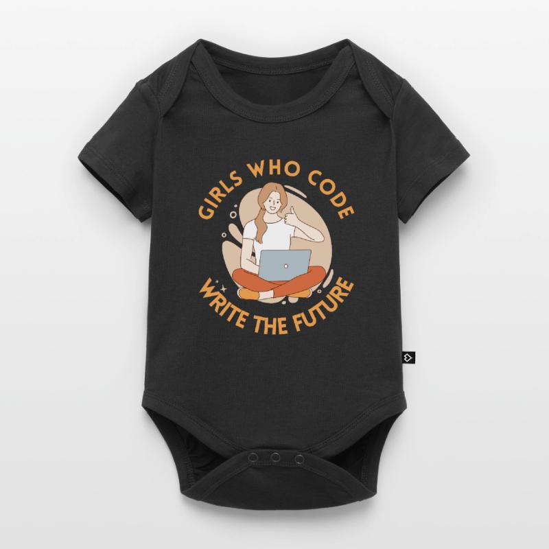 Developer Coder Programmer Girl Baby Premium short-sleeve bodysuit