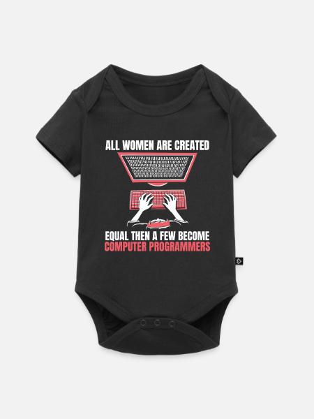 Entwickler Coder Programmierer Computer - Baby Premium Kurzarmbody - Schwarz