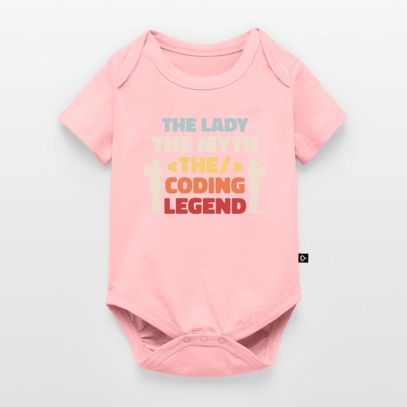 Developer Coder Programmer Dame Baby Premium short-sleeve bodysuit