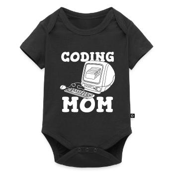 Développeur Coder Programmeur Mère - Body à manches courtes Premium Bébé - noir - Devant