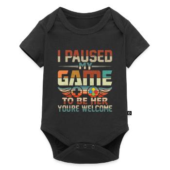 Gamer Controller Gaming Nerd zocken Gamerin - Body à manches courtes Premium Bébé - noir - Devant