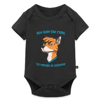Furry Fandom Fursuits Costume - Body à manches courtes Premium Bébé - noir - Devant