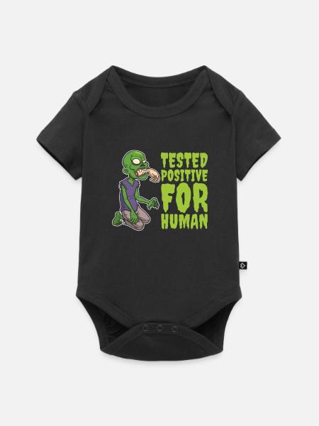 Zombie Halloween Cool - Baby Premium Kurzarmbody - Schwarz