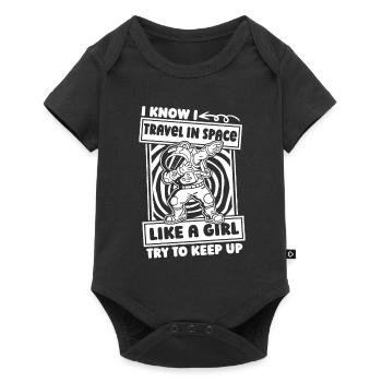 Astronaute Astronaute Cosmonaute - Body à manches courtes Premium Bébé - noir - Devant