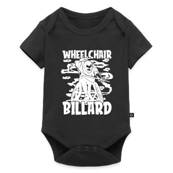 Billiards Wheelchair - Baby Premium short-sleeve bodysuit - black - Front