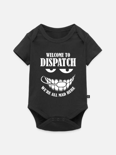 Notruf Leitstelle Einsatzzentrale - Baby Premium Kurzarmbody - Schwarz