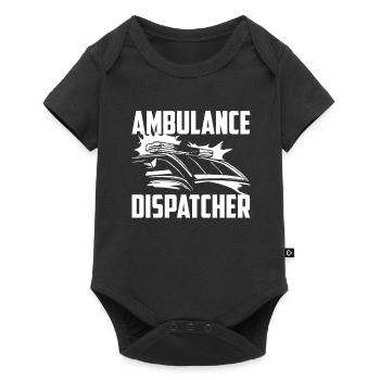 Centre d’opérations du centre de contrôle des appels d’urgence - Body à manches courtes Premium Bébé - noir - Devant