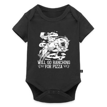 Rodeo Cowboy Ranch Cowboy - Baby Premium short-sleeve bodysuit - black - Front