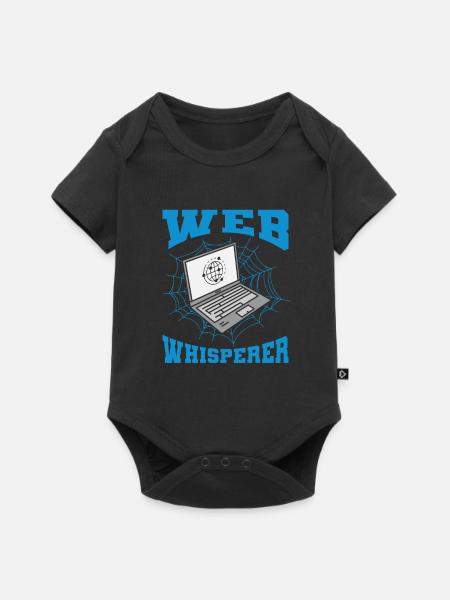 Web Entwickler Webdeveloper Lustig - Baby Premium Kurzarmbody - Schwarz