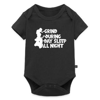 Spelare Spel - Baby Premium kortärmad bodysuit - svart - Fram