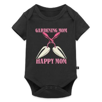 Jardinier amateur jardin mère jardin maman - Body à manches courtes Premium Bébé - noir - Devant