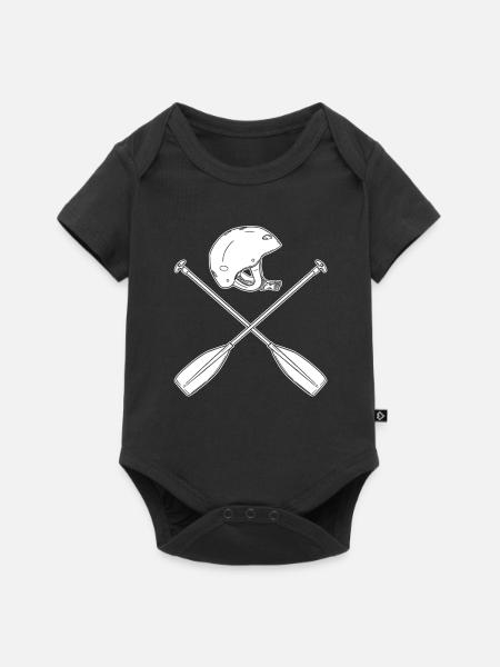 Rafting - Baby Premium Kurzarmbody - Schwarz