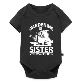 Jardinier amateur jardinier jardinier - Body à manches courtes Premium Bébé - noir - Devant