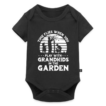 Hobby gardener garden garden grandpa - Baby Premium short-sleeve bodysuit - black - Front
