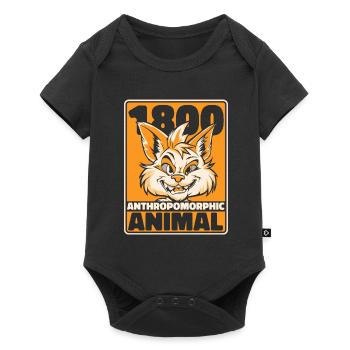 Furry Fandom Fursuits Drôle - Body à manches courtes Premium Bébé - noir - Devant
