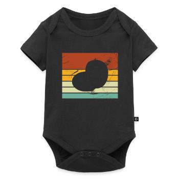 Potato Retro Mashed Potato Farmer Gift - Baby Premium short-sleeve bodysuit - black - Front