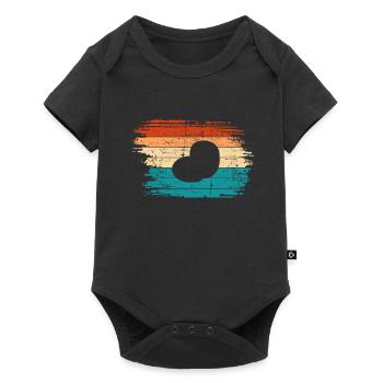 Potato Retro Mashed Potato Farmer Gift - Baby Premium short-sleeve bodysuit - black - Front