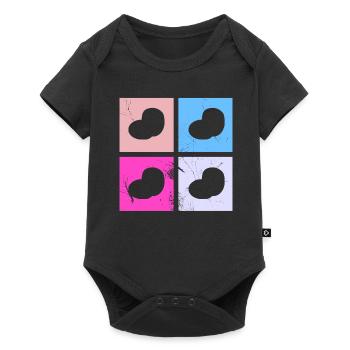 Potato Mashed Potatoes Retro Gift - Baby Premium short-sleeve bodysuit - black - Front