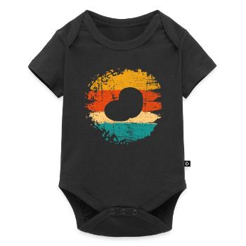 Potato Mashed Potatoes Retro Gift - Baby Premium short-sleeve bodysuit - black - Front