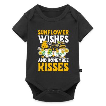 Hobby gardener garden honey bee garden bees - Baby Premium short-sleeve bodysuit - black - Front