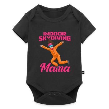 Indoor Skydiving Mother - Baby Premium short-sleeve bodysuit - black - Front