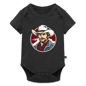 Rodeo Cowboy Ranch Cowboy - Baby Premium short-sleeve bodysuit - black - Front