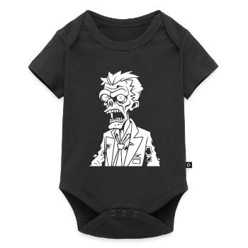 Zombie Halloween - Body à manches courtes Premium Bébé - noir - Devant