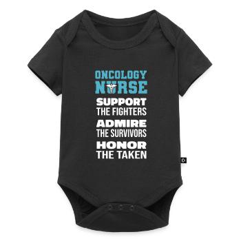 Nurse Cool - Baby Premium short-sleeve bodysuit - black - Front