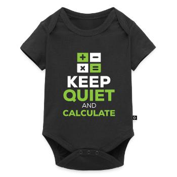 Physics Physicist Calculator Quantum Physics - Baby Premium short-sleeve bodysuit - black - Front