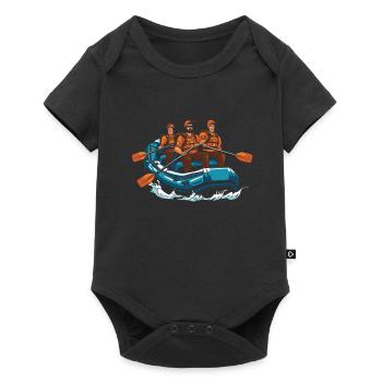 Rafting - Body à manches courtes Premium Bébé - noir - Devant