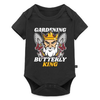 Hobby Gardener Garden King Garden Papillons - Body à manches courtes Premium Bébé - noir - Devant