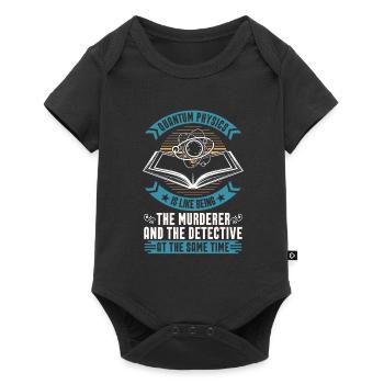 Physics Phyker Lustig Quantum Physics - Baby Premium short-sleeve bodysuit - black - Front