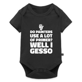 Painter Varnisher - Baby Premium short-sleeve bodysuit - black - Front