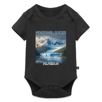 Glacier Mendenhall, Alaska - Body à manches courtes Premium Bébé - noir - Devant
