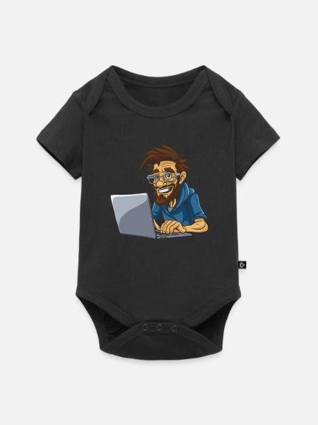 Data Science Data Analyst - Baby Premium Kurzarmbody - Schwarz