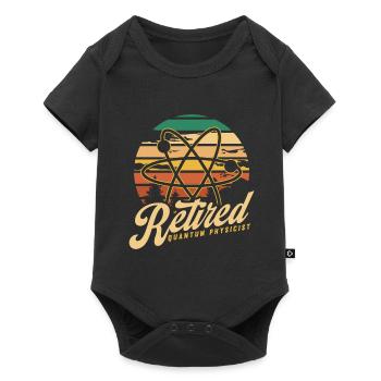 Physics Retired Physicist Quantum Physics - Baby Premium short-sleeve bodysuit - black - Front