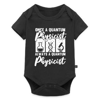 Physik Phyiker Quantenphysik - Baby Premium Kurzarmbody - Schwarz - Vorne