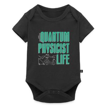 Physics Physique Calculations Quantum Physics - Baby Premium short-sleeve bodysuit - black - Front