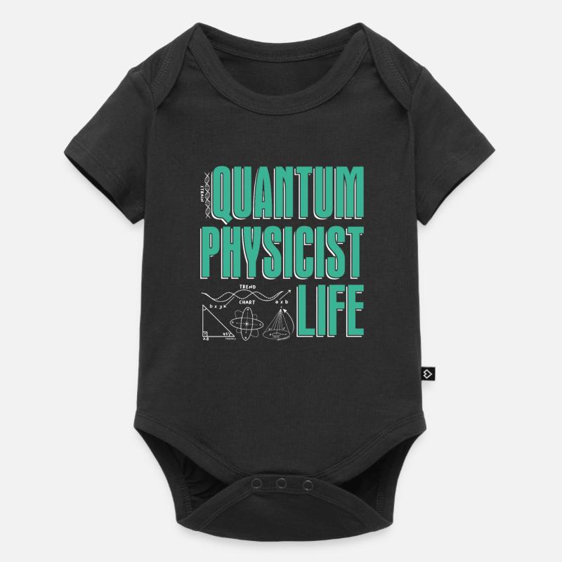 Physik Phyiker Berechnungen Quantenphysik - Baby Premium Kurzarmbody - Schwarz