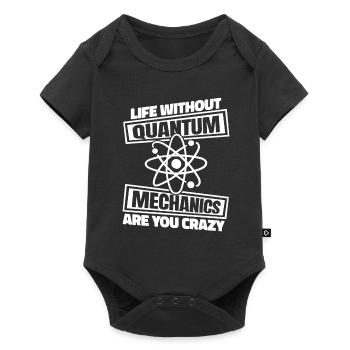 Physik Phyiker Quantenphysik - Baby Premium Kurzarmbody - Schwarz - Vorne