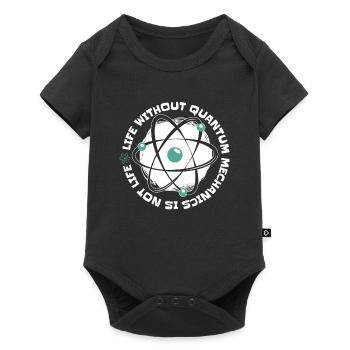 Physics Phyker Lustig Quantum Physics - Baby Premium short-sleeve bodysuit - black - Front