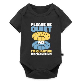 Physique Phyker Drôle de physique quantique - Body à manches courtes Premium Bébé - noir - Devant