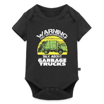 Truck Driver Trucker Truck Driver Funny - Baby Premium short-sleeve bodysuit - black - Front