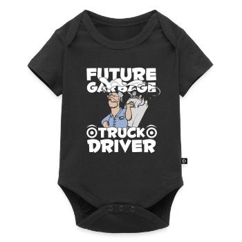 Truck Driver Trucker Truck Driver Future - Baby Premium short-sleeve bodysuit - black - Front