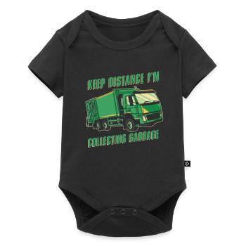 Camionneur Camionneur Camionneur Chauffeur - Body à manches courtes Premium Bébé - noir - Devant