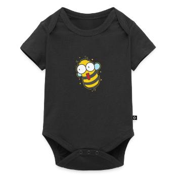 Abeilles folles animaux Nature Apiculteur - Body à manches courtes Premium Bébé - noir - Devant