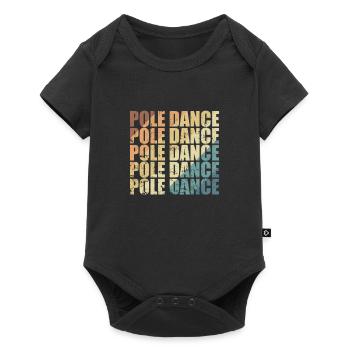 Pole Dance Stange Balance - Baby Premium Kurzarmbody - Schwarz - Vorne