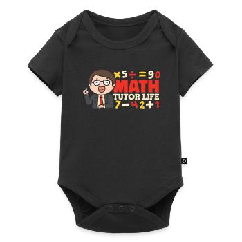 Math Teacher Math Teacher Funny Tutor - Baby Premium short-sleeve bodysuit - black - Front